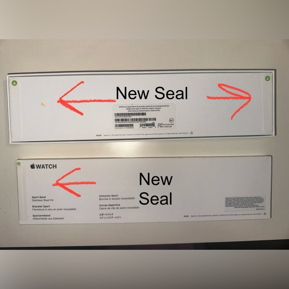 Apple Watch SE (2nd Gen) 44mm GPS – Starlight Aluminum – NEW, SEALED - Picture 7 of 7